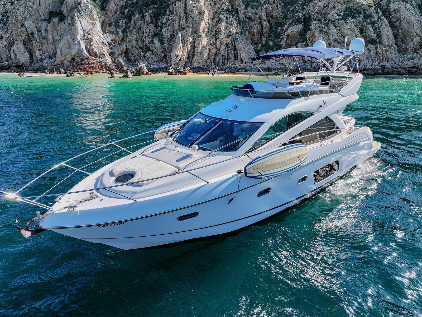 Sunseeker 60ft Flybridge Luxury Yacht exterior